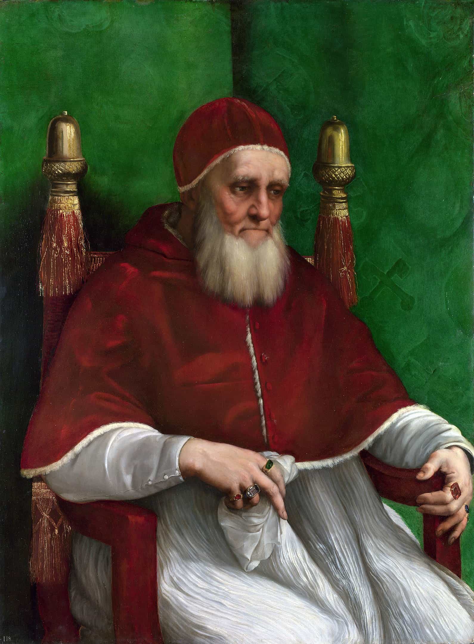 《ローマ教皇ユリウス2世》 ラファエロ・サンツィオ  【1511年】